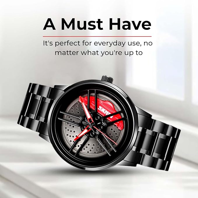 Men's Car Wheel Watch