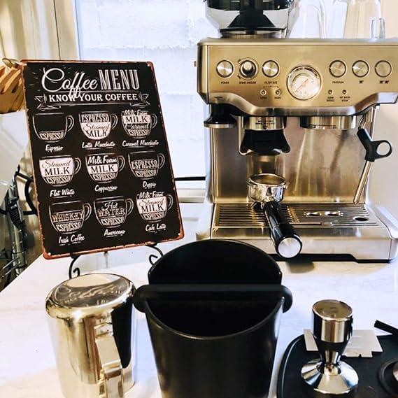 لافتة معدنية لاستراحة القهوة 