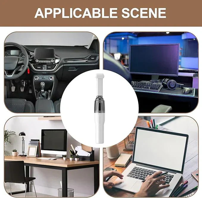 مكنسة كهربائية صغيرة معدنية