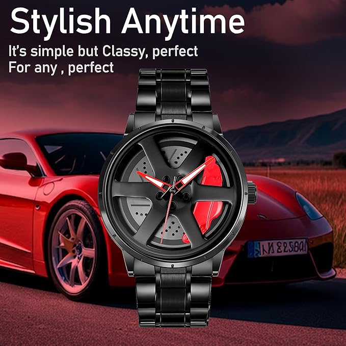 Men's Car Wheel Watch