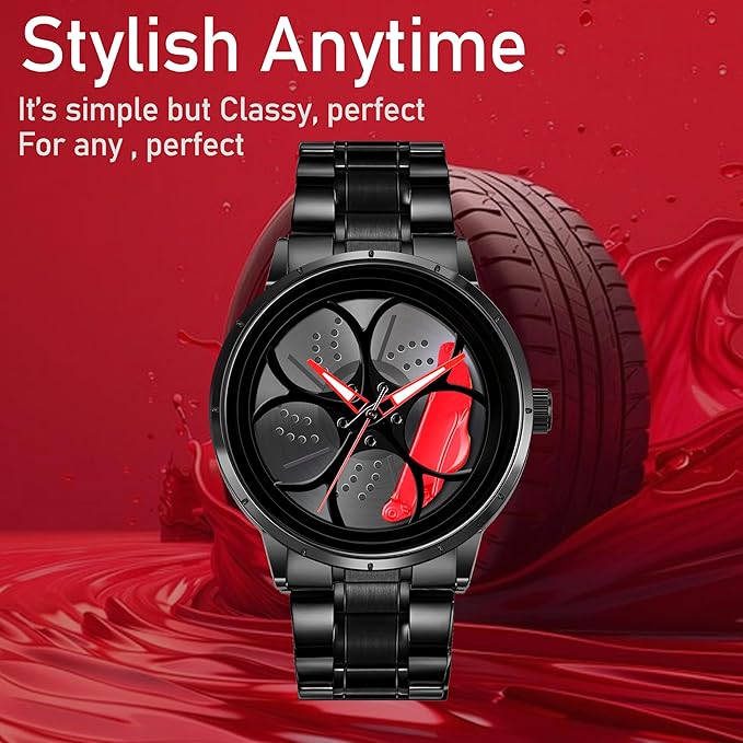 Men's Car Wheel Watch
