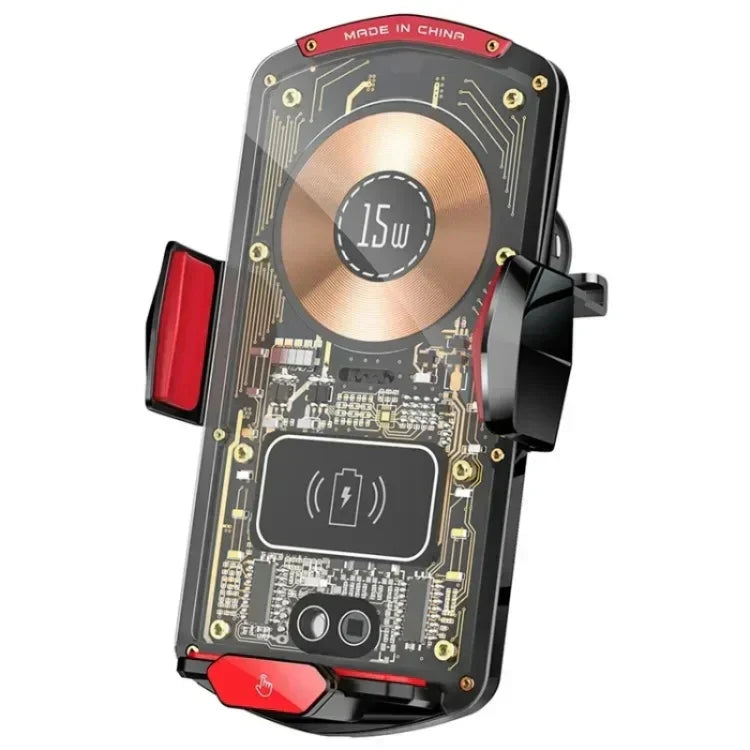 شاحن سيارة كريستالي وحامل هاتف